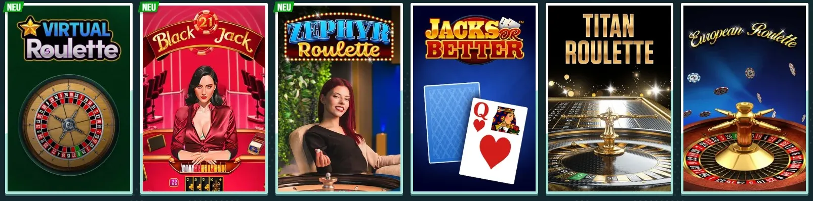 Golisimo Casino Tischspiele